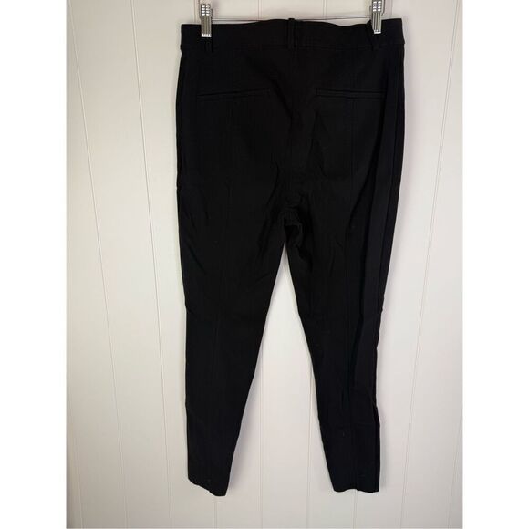 M.M. LaFleur Ankle Zipper Skinny The Curie Pants Black Size 8 - Picture 11 of 14